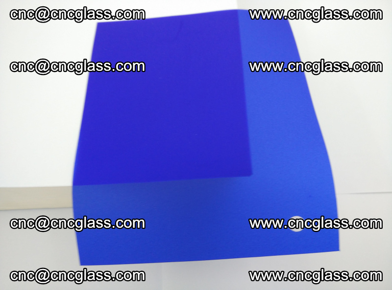 Eva glass laminating interlayer foil film Transparent clear color (blue clear) (11)
