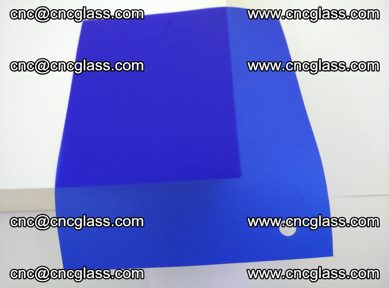 Eva glass laminating interlayer foil film Transparent clear color (blue clear) (15)
