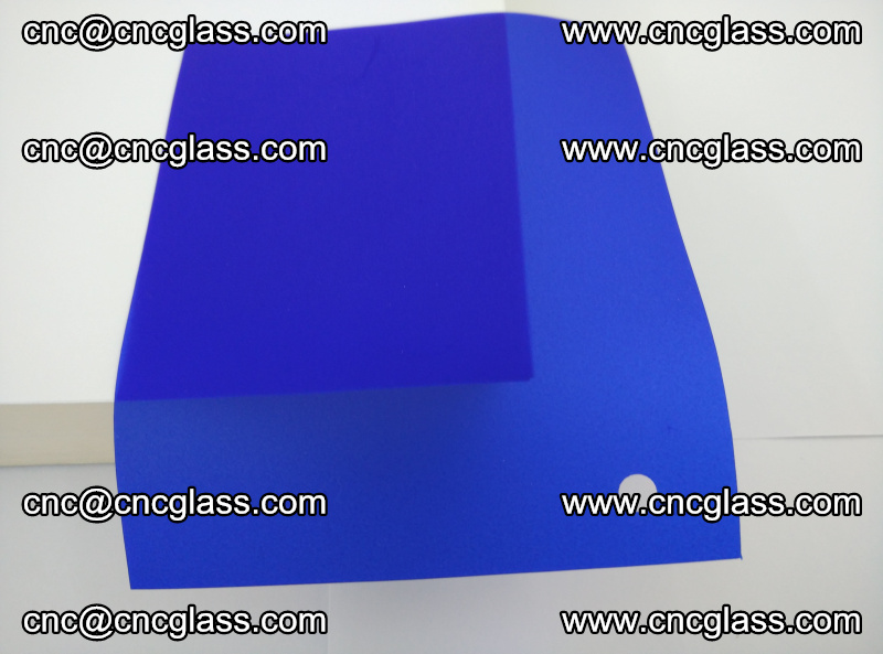 Eva glass laminating interlayer foil film Transparent clear color (blue clear) (17)