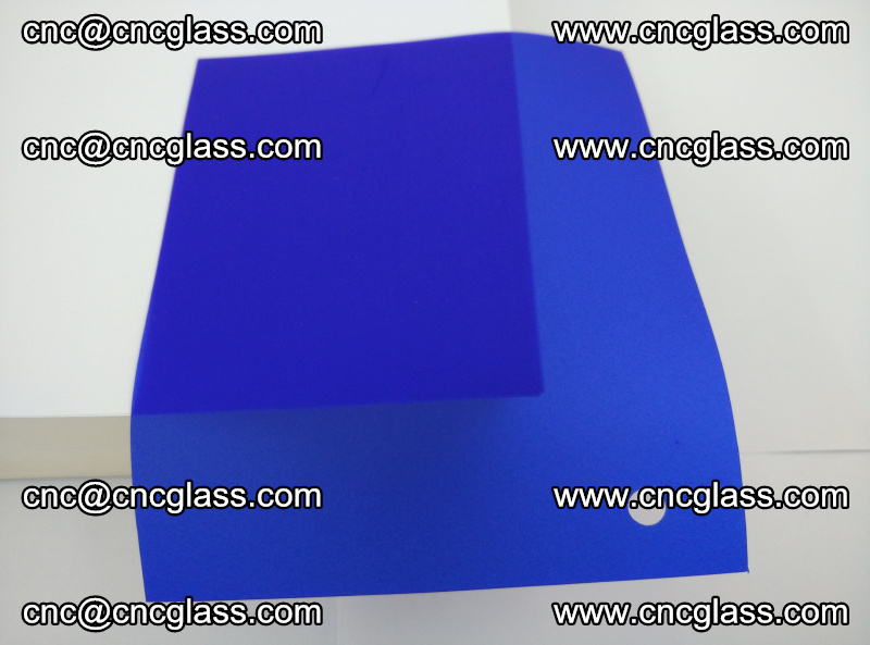 Eva glass laminating interlayer foil film Transparent clear color (blue clear) (19)