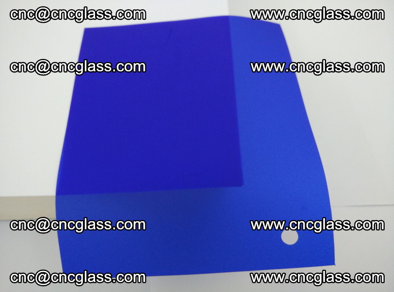Eva glass laminating interlayer foil film Transparent clear color (blue clear) (20)