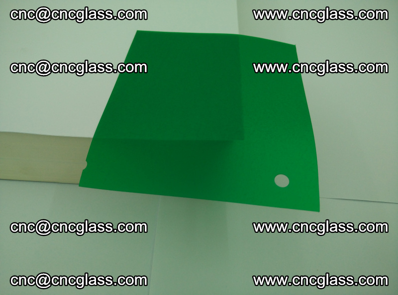 Eva glass laminating interlayer foil film Transparent clear color (green) (15)