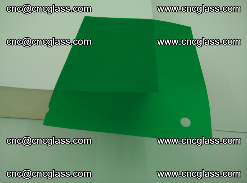 Eva glass laminating interlayer foil film Transparent clear color (green) (16)