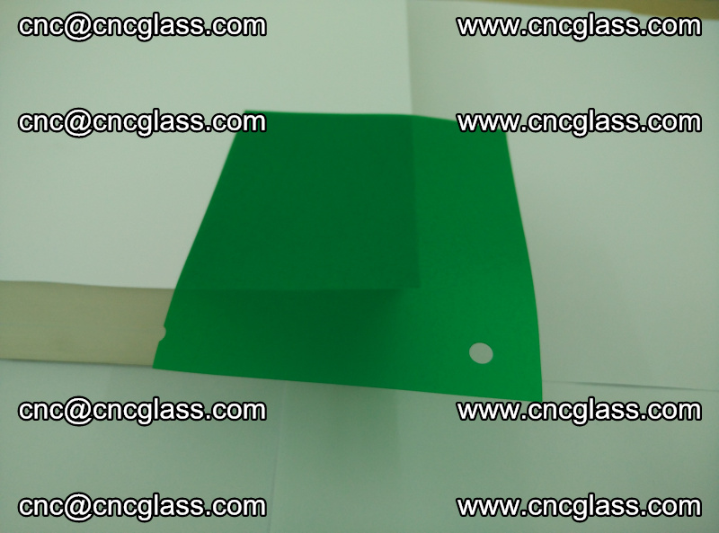Eva glass laminating interlayer foil film Transparent clear color (green) (5)