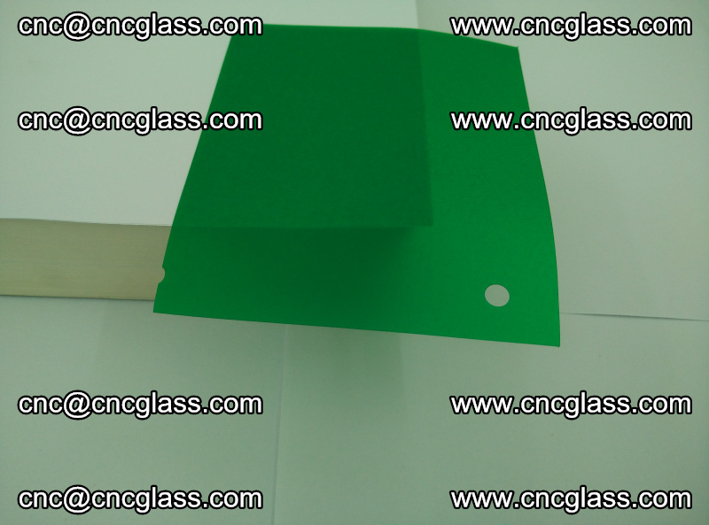 Eva glass laminating interlayer foil film Transparent clear color (green) (9)