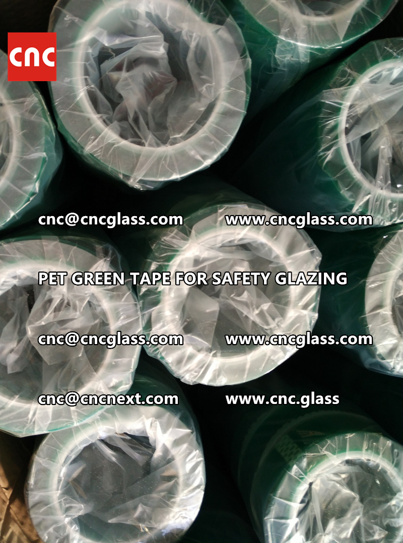 HIGH TEMP GREEN TAPE for safety glazing eva pvb sgp film (11)