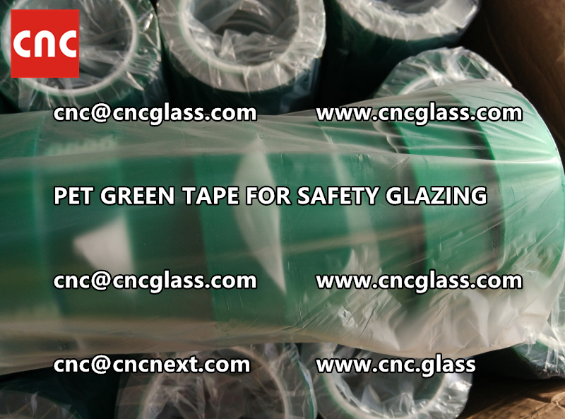 HIGH TEMP GREEN TAPE for safety glazing eva pvb sgp film (12)