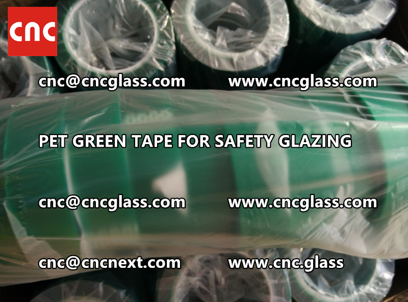 HIGH TEMP GREEN TAPE for safety glazing eva pvb sgp film (15)