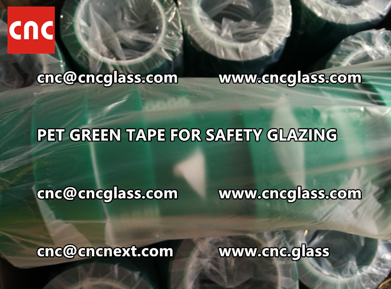 HIGH TEMP GREEN TAPE for safety glazing eva pvb sgp film (16)