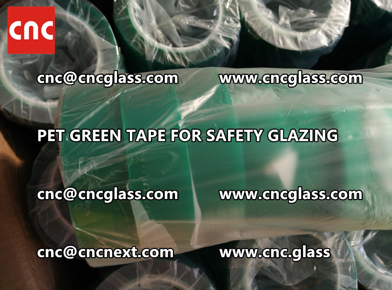 HIGH TEMP GREEN TAPE for safety glazing eva pvb sgp film (21)