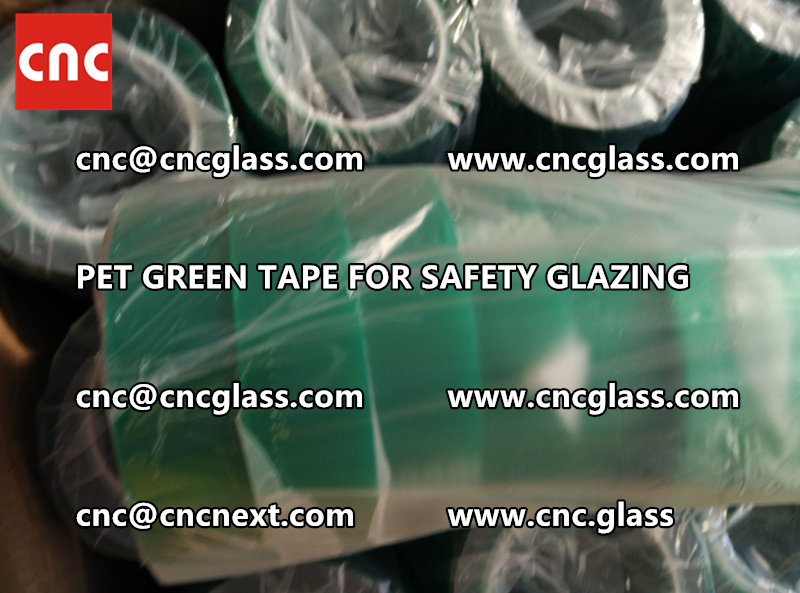 HIGH TEMP GREEN TAPE for safety glazing eva pvb sgp film (22)