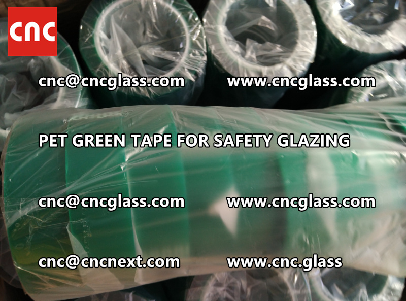 HIGH TEMP GREEN TAPE for safety glazing eva pvb sgp film (24)
