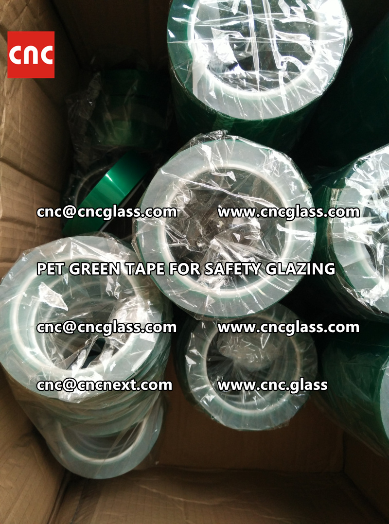 HIGH TEMP GREEN TAPE for safety glazing eva pvb sgp film (25)