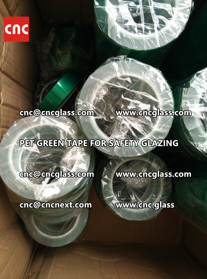 HIGH TEMP GREEN TAPE for safety glazing eva pvb sgp film (27)