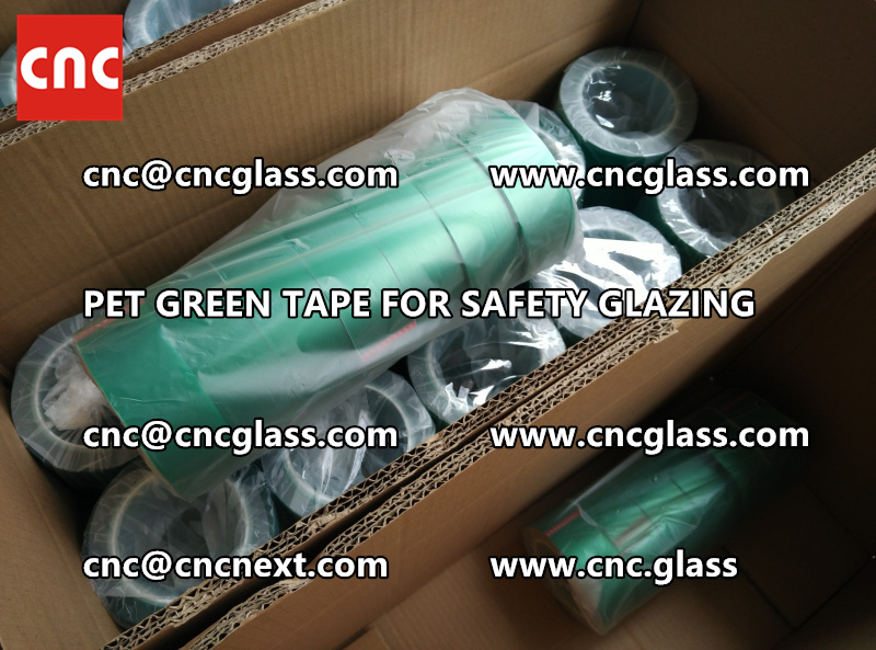 HIGH TEMP GREEN TAPE for safety glazing eva pvb sgp film (3)