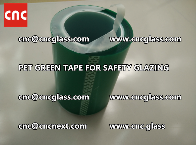HIGH TEMP GREEN TAPE for safety glazing eva pvb sgp film (36)