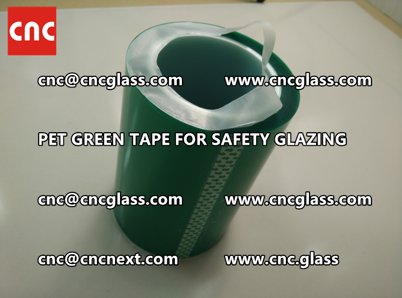 HIGH TEMP GREEN TAPE for safety glazing eva pvb sgp film (39)