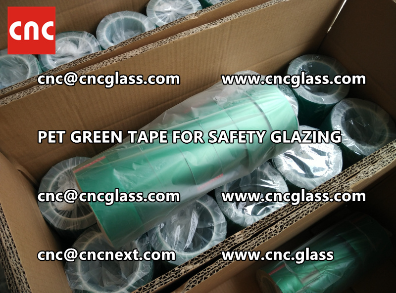 HIGH TEMP GREEN TAPE for safety glazing eva pvb sgp film (6)