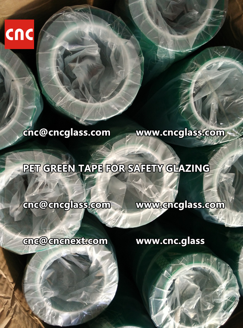 HIGH TEMP GREEN TAPE for safety glazing eva pvb sgp film (8)
