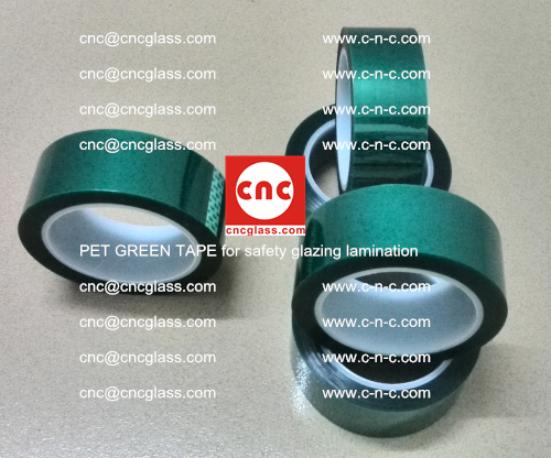 PET GREEN TAPE for safety glazing lamination (1)