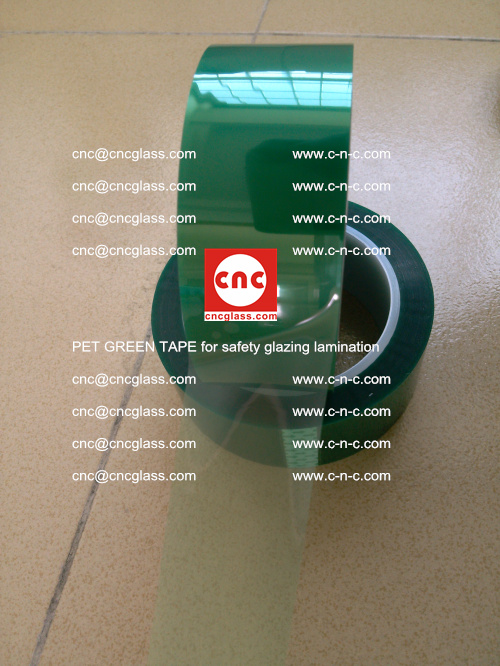 PET GREEN TAPE for safety glazing lamination (15)