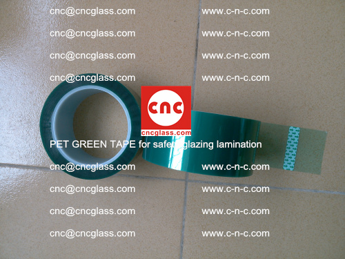 PET GREEN TAPE for safety glazing lamination (30)