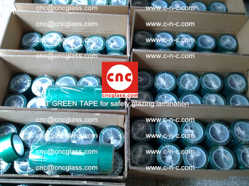 PET GREEN TAPE for safety glazing lamination (46)