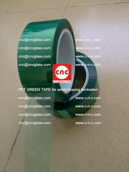 PET GREEN TAPE for safety glazing lamination (8)