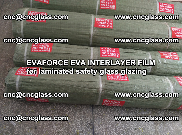EVAFORCE EVA INTERLAYER FILM for laminated safety glass glazing (50)