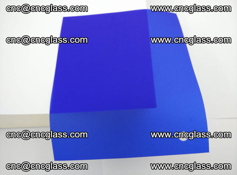 Eva glass laminating interlayer foil film Transparent clear color (blue clear) (10)
