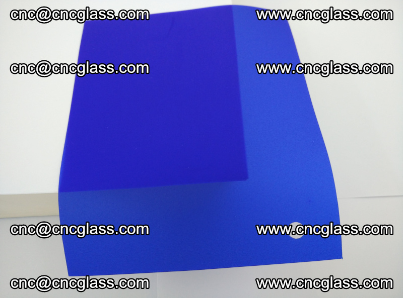 Eva glass laminating interlayer foil film Transparent clear color (blue clear) (13)