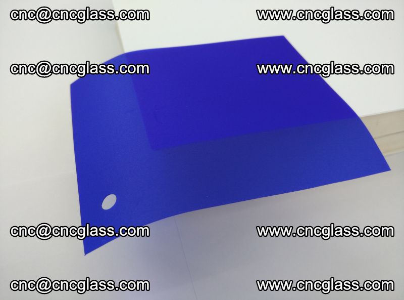 Eva glass laminating interlayer foil film Transparent clear color (blue clear) (4)
