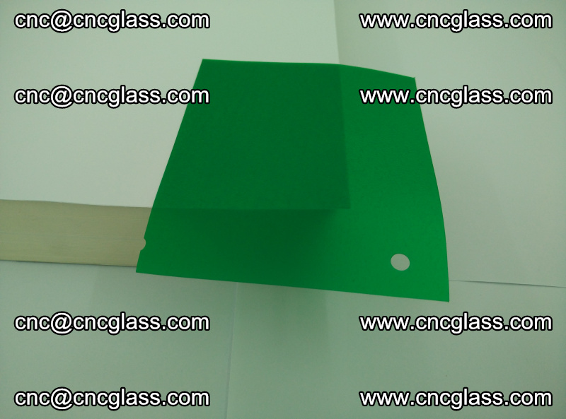 Eva glass laminating interlayer foil film Transparent clear color (green) (10)