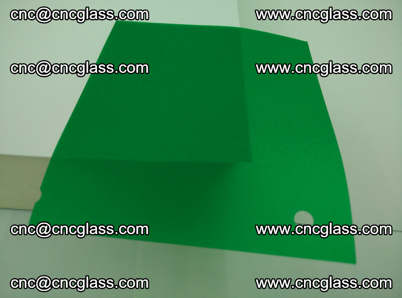 Eva glass laminating interlayer foil film Transparent clear color (green) (18)
