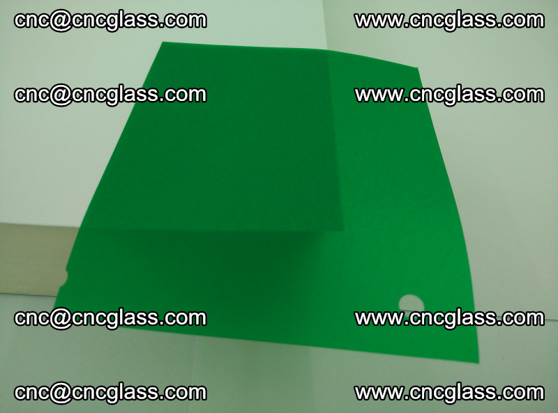 Eva glass laminating interlayer foil film Transparent clear color (green) (19)