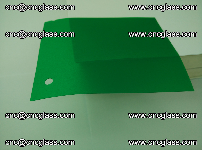 Eva glass laminating interlayer foil film Transparent clear color (green) (20)