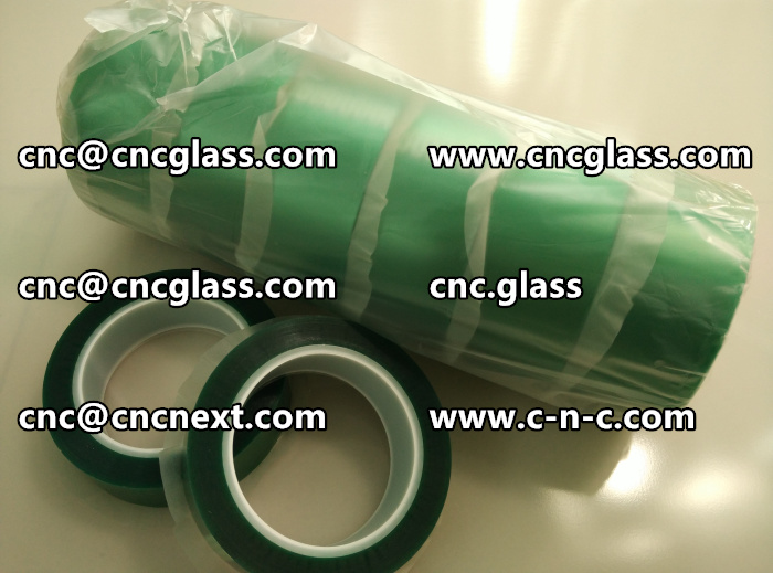 PET GREEN TAPE FOR SAFETY GLAZING (2)