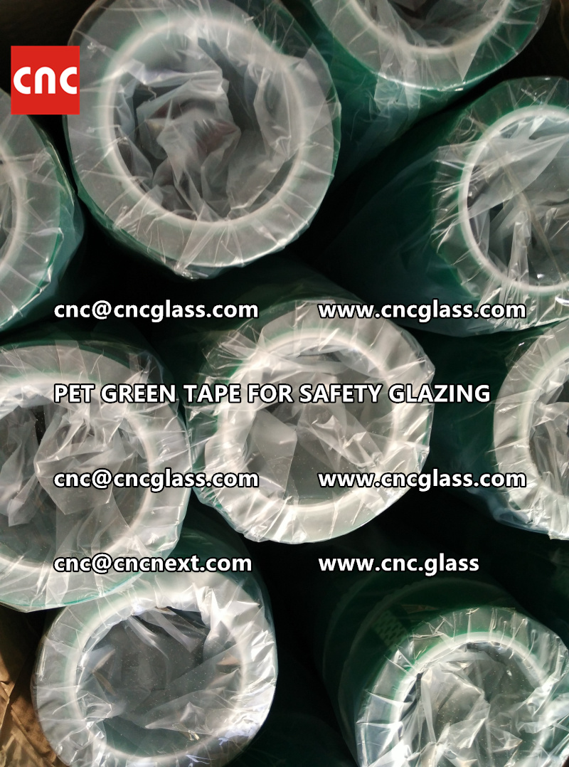 HIGH TEMP GREEN TAPE for safety glazing eva pvb sgp film (10)