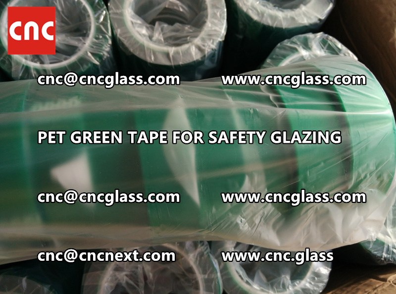 HIGH TEMP GREEN TAPE for safety glazing eva pvb sgp film (13)