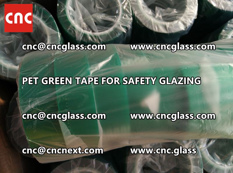 HIGH TEMP GREEN TAPE for safety glazing eva pvb sgp film (18)