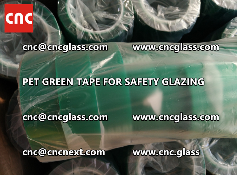 HIGH TEMP GREEN TAPE for safety glazing eva pvb sgp film (19)