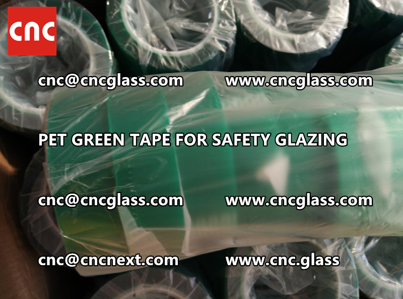 HIGH TEMP GREEN TAPE for safety glazing eva pvb sgp film (20)