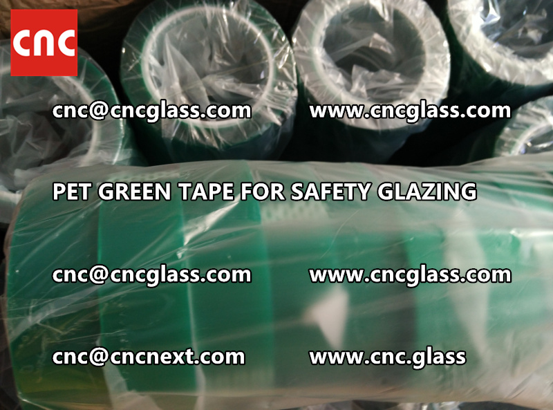 HIGH TEMP GREEN TAPE for safety glazing eva pvb sgp film (23)