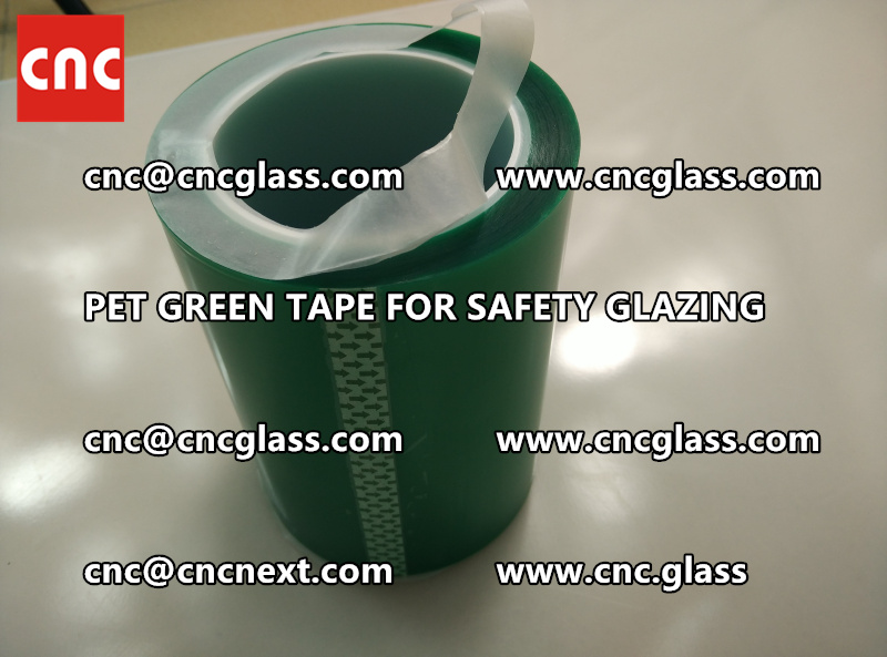 HIGH TEMP GREEN TAPE for safety glazing eva pvb sgp film (34)