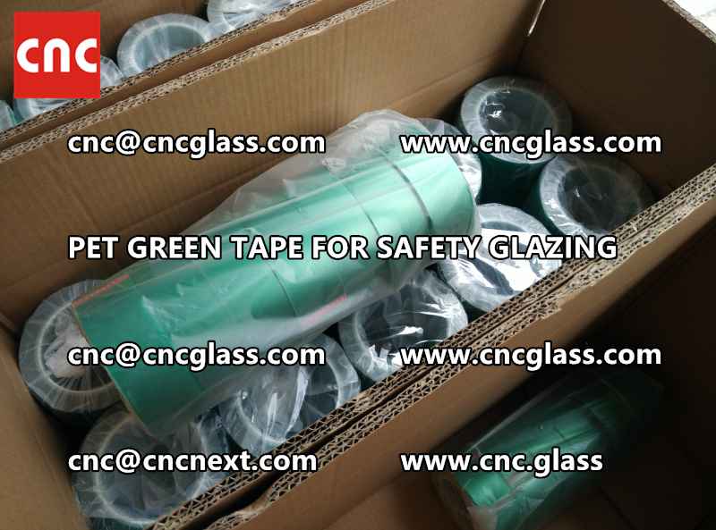HIGH TEMP GREEN TAPE for safety glazing eva pvb sgp film (4)
