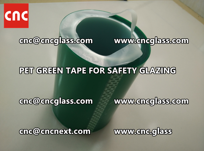 HIGH TEMP GREEN TAPE for safety glazing eva pvb sgp film (40)