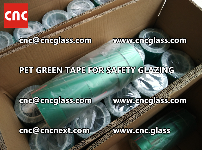 HIGH TEMP GREEN TAPE for safety glazing eva pvb sgp film (5)