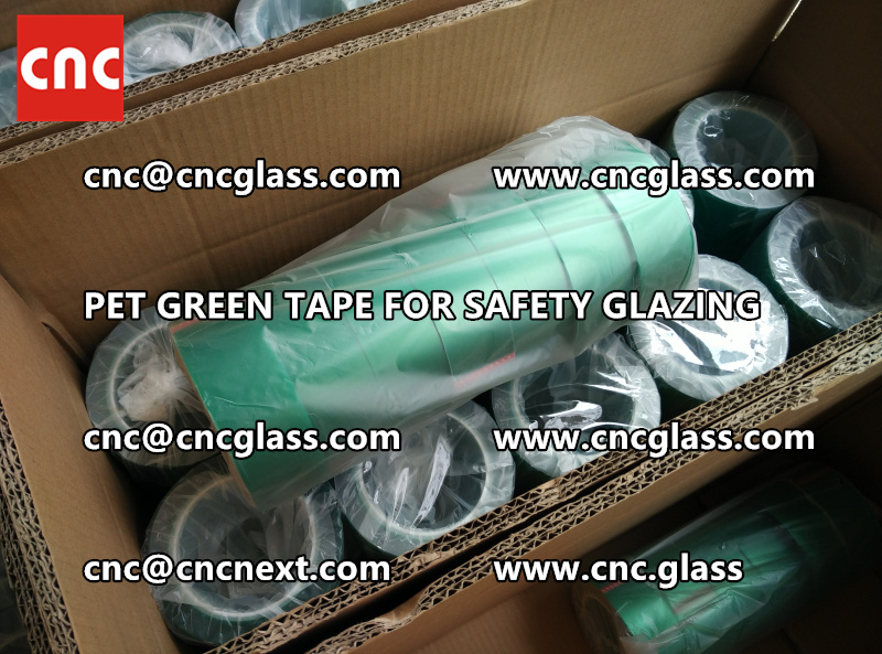 HIGH TEMP GREEN TAPE for safety glazing eva pvb sgp film (7)