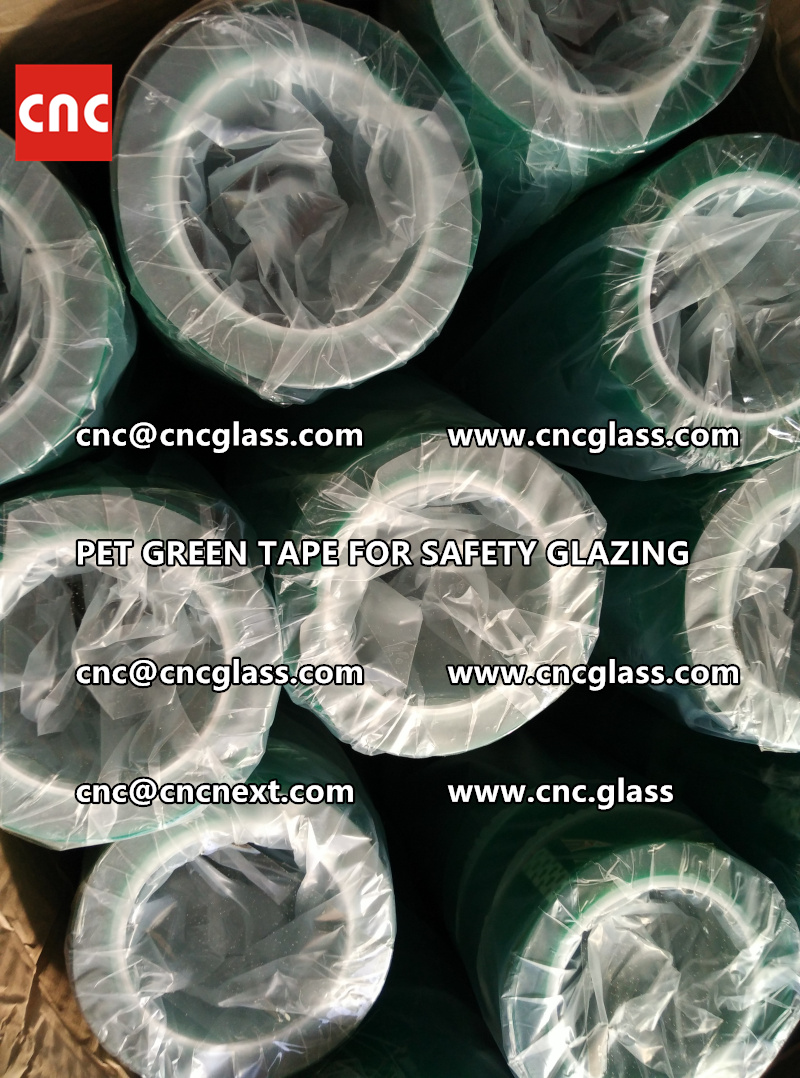 HIGH TEMP GREEN TAPE for safety glazing eva pvb sgp film (9)