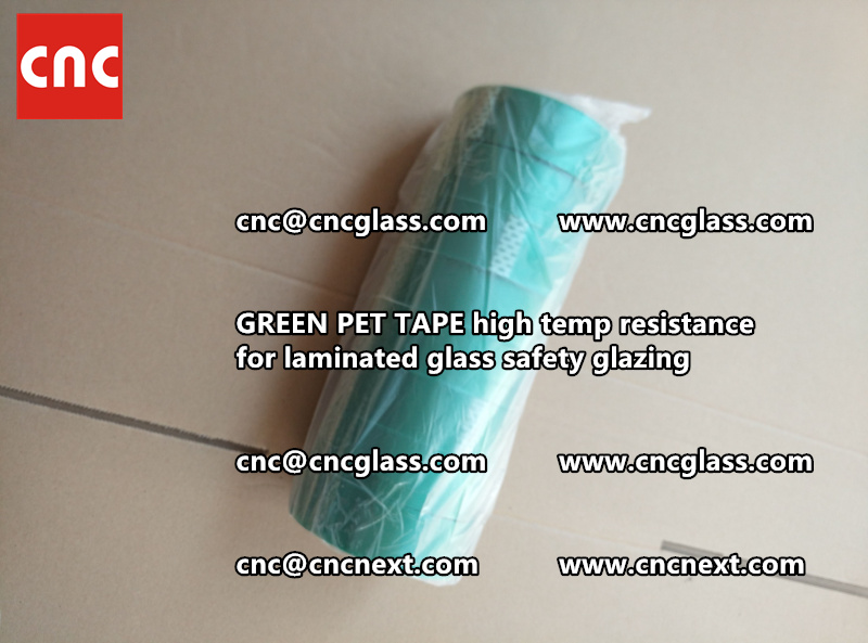 GREEN PET TAPE for laminated glass safety interlayers (7)